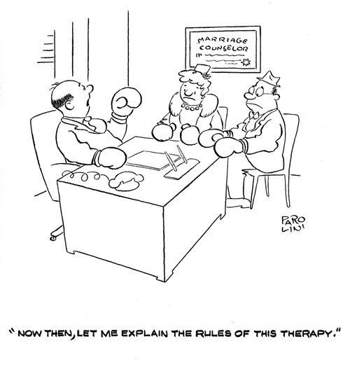 'Now then, let me explain the rules of this therapy.'