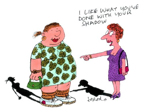 "I like what you've done wit your shadow."