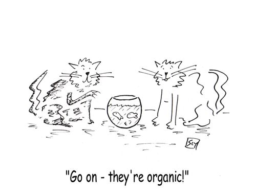 'Go on - they're organic!'