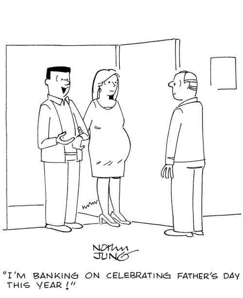'I'm banking on celebrating Father's Day this year!'