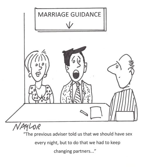 "The previous adviser told us that we should have sex every night, but to do that we had to keep changing partners..."
