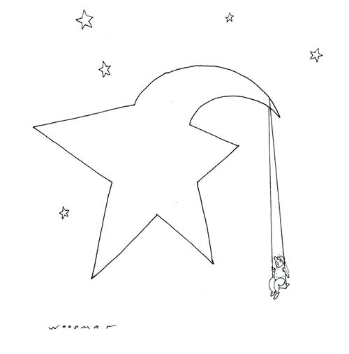 Swinging on a star.