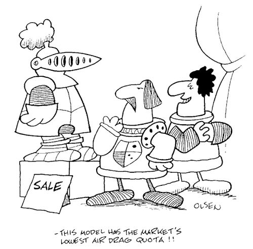 "This model has the market's lowest air drag quota!!"
