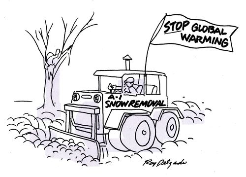Snow Removal: Stop Global Warming.
