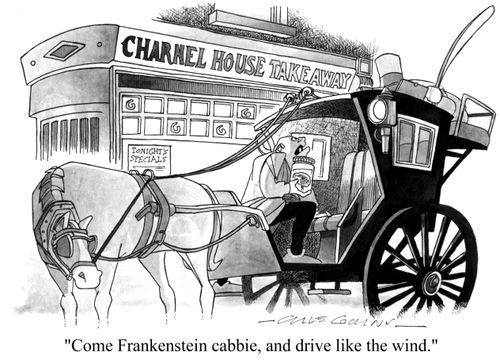 'Come Frankenstein cabbie, and drive like the wind.'