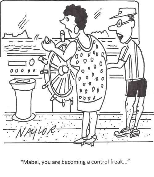 "Mabel, you are becoming a control freak..."