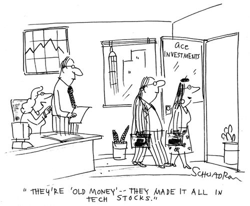 "They're 'old money'-- they made it all in tech stocks."