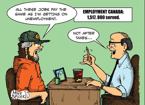 'All these jobs pay the same as I'm getting on unemployment.'
