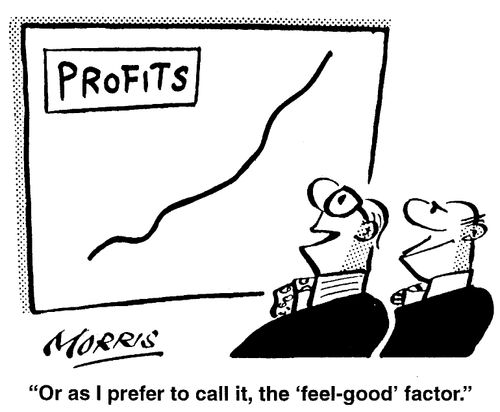 Or as I prefer to call it, the 'feel-good' factor.