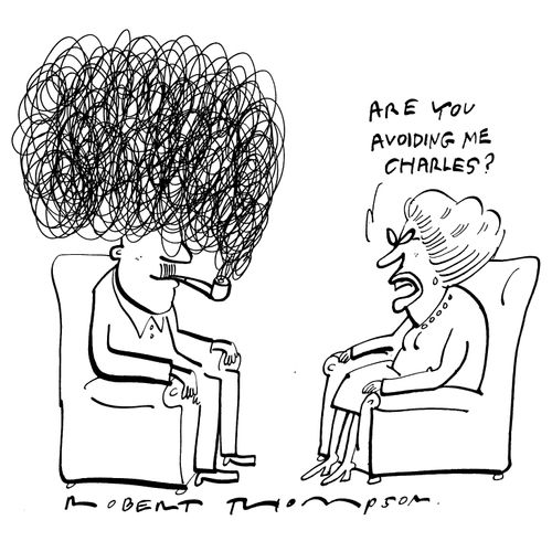 'Are you avoiding me, Charles?'