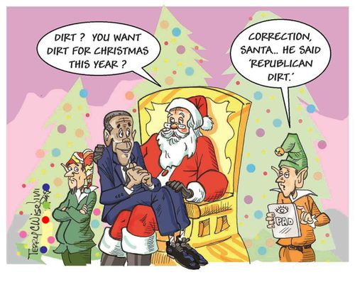 'Dirt? You want dirt for Christmas this year?'