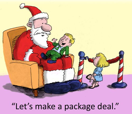 'Let's make a package deal.'