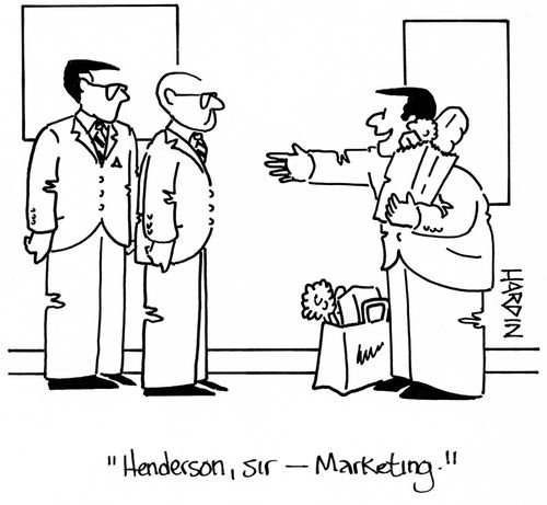 'Henderson, Sir - marketing.'
