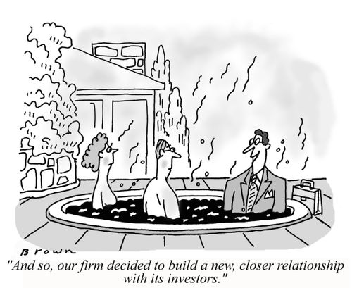 'And so, our firm decided to build a new, closer relationship with its investors.'