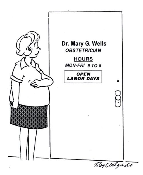 Dr. Mary G. Wells Obstetrician. Open Labor Days.