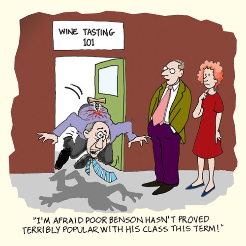 'I'm afraid poor Benson hasn't proved terribly popular with his class this term!'