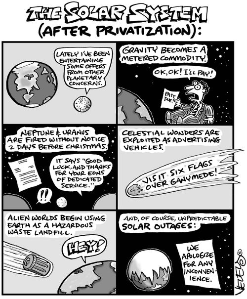 The Solar System (after deregulation)