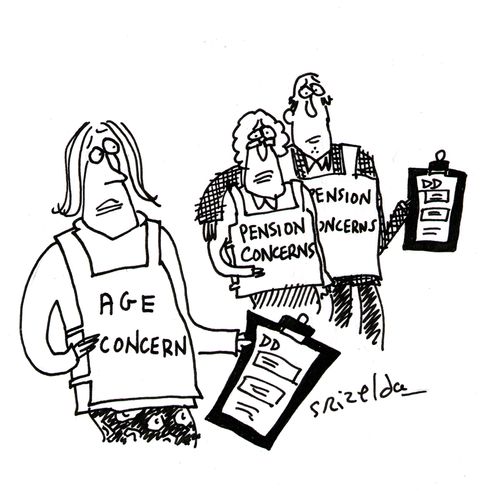 Age Concern and Pension concerns.