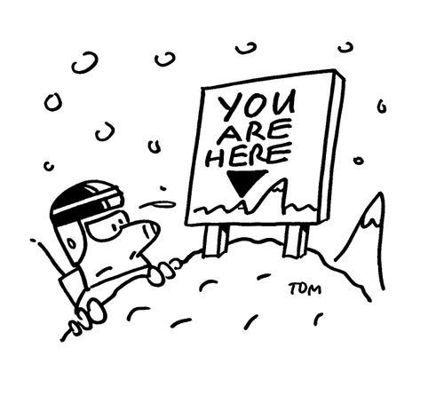 You are here.