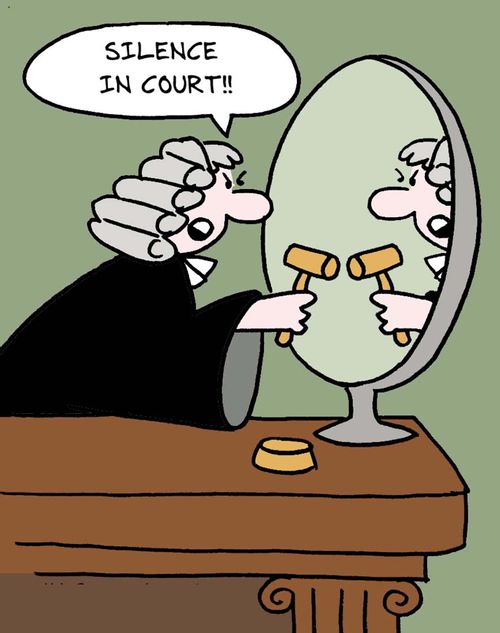 Silence in Court!