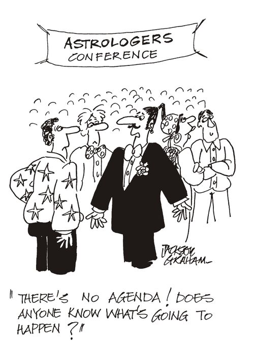 'There's no agenda! Does anyone know what's going to happen?'