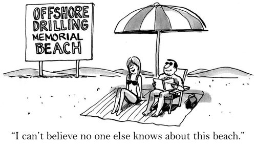 'I can't believe no one else knows about this beach.'