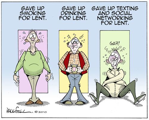 Giving Things Up For Lent.