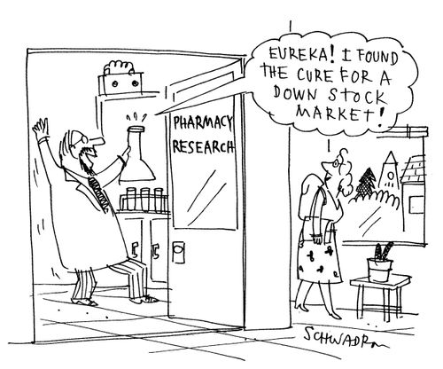 'Eureka! I found the cure for a down stock market!'