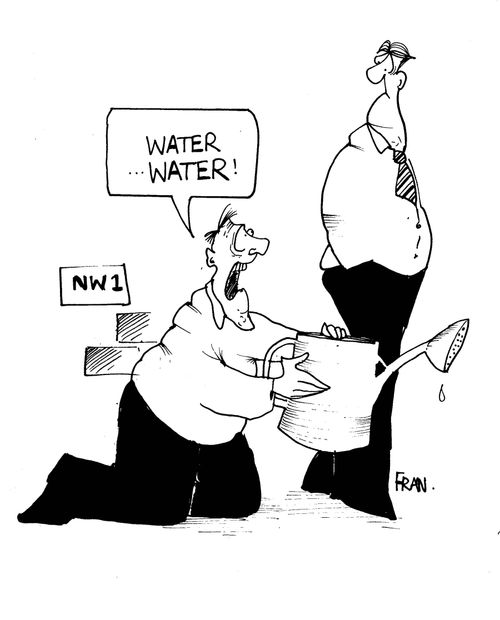 'Water, water....'