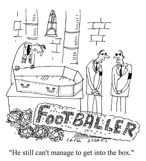 'He still can't manage to get into the box.'