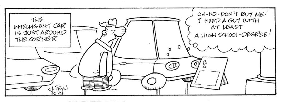 The intelligent car is just around the corner.