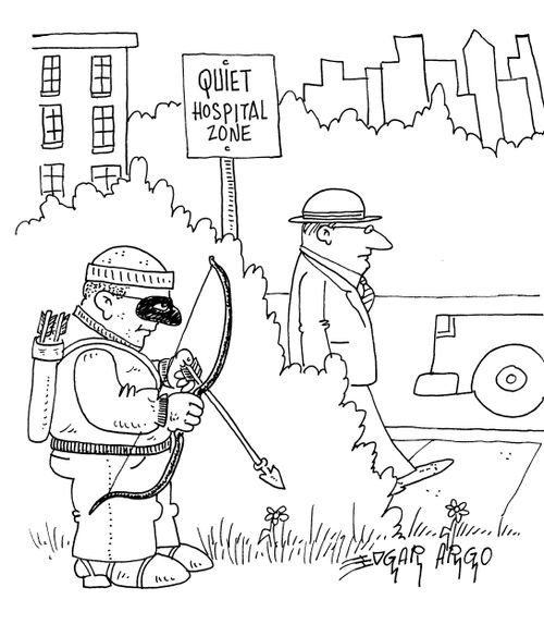 'Quiet Hospital Zone.'