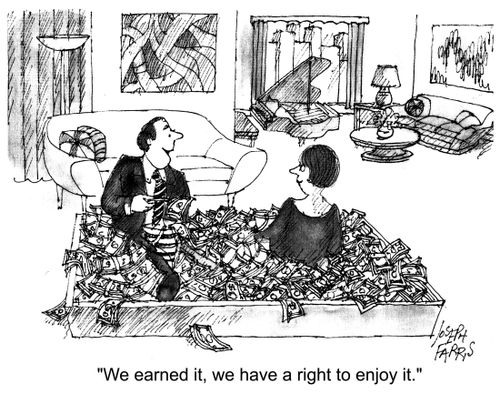 'We earned it, we have a right to enjoy it.'