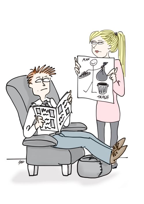 How to communicate with a man.