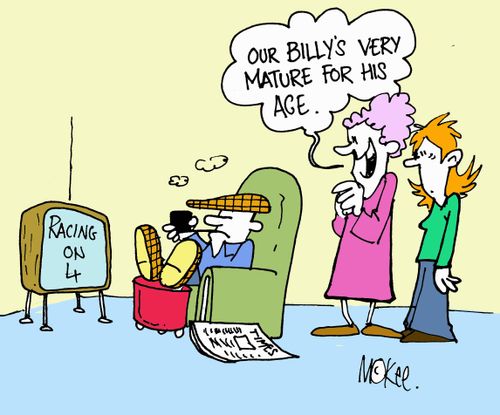 "Our Bill's very mature for his age"