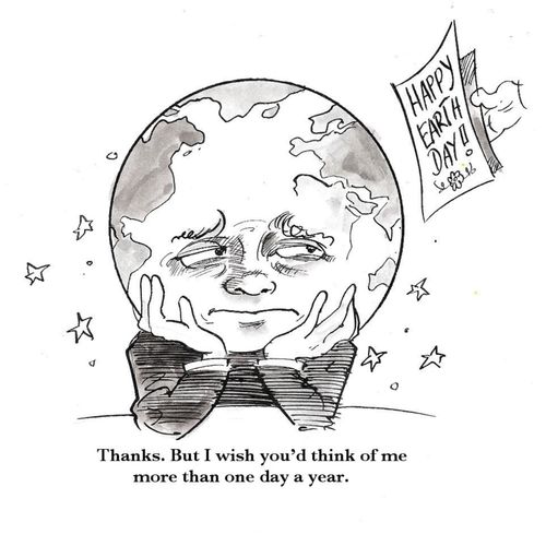 'Thanks. But I wish you'd think of me more than one day a year.'