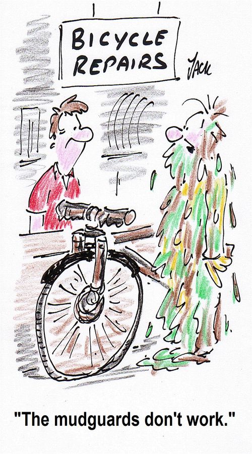 'The mudguards don't work.'