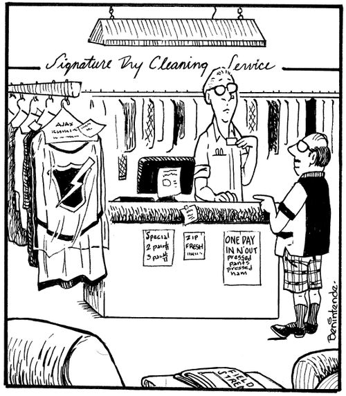 Super Hero Dry Cleaning