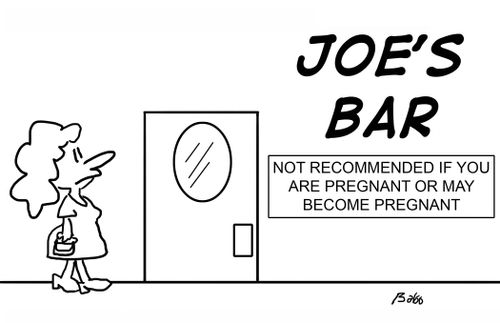 Joe's Bar - Not recommended if you are pregnant or may become pregnant.