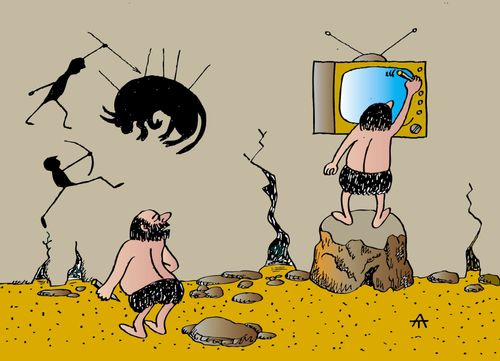 Ancient artist and TV