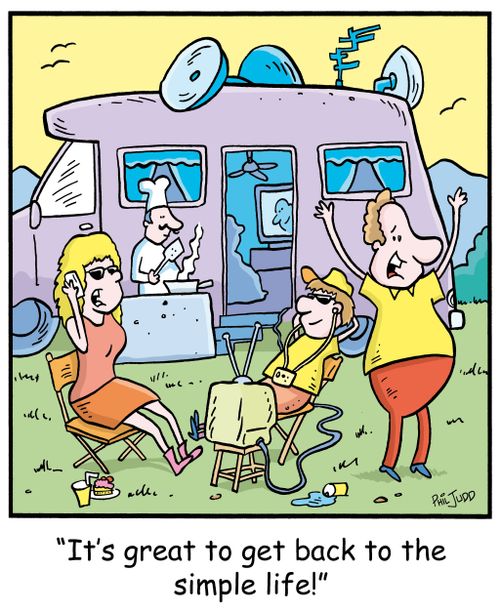 'It's great to get back to the simple life'