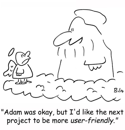 'Adam was okay, but I'd like the next project to be more user-friendly.'
