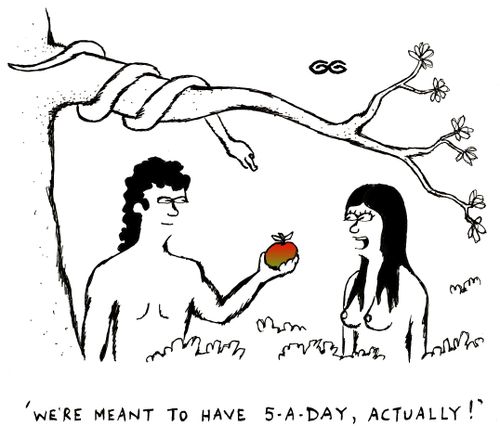 'We're meant to have 5-a-day, actually!'