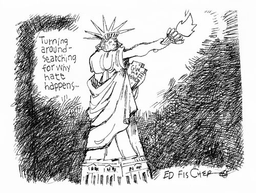 Turning around - searching for why hate happens.