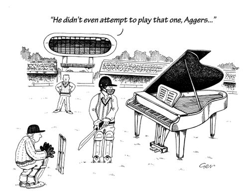 'He didn't even attempt to play that one . . .'