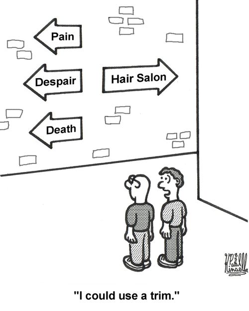 'I could use a trim.'