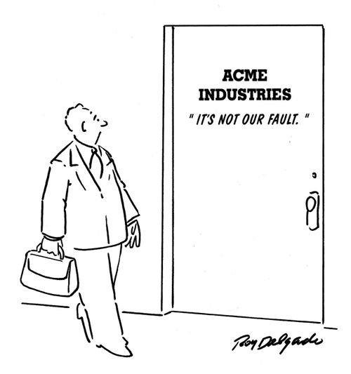 'It's not our fault.'