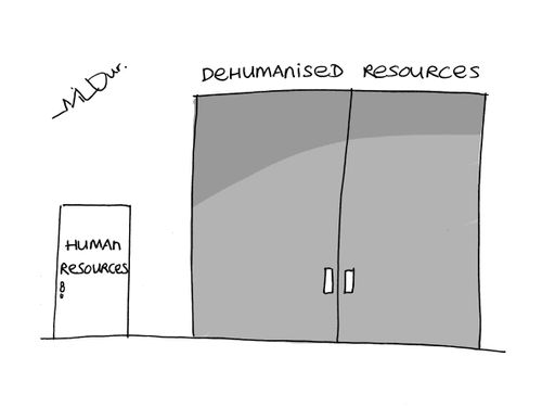 Human resources/Dehumanised resources.