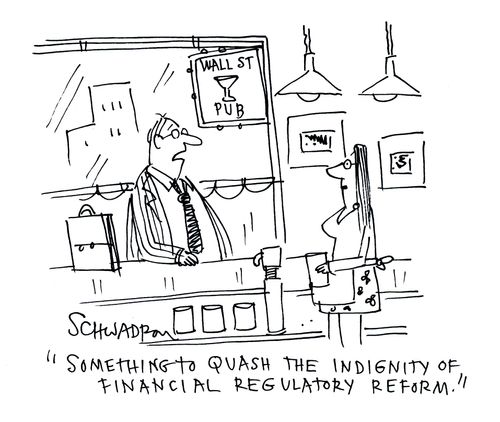 'Something to quash the indignity of financial regulatory reform.'