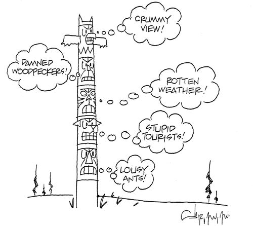 Totem pole.